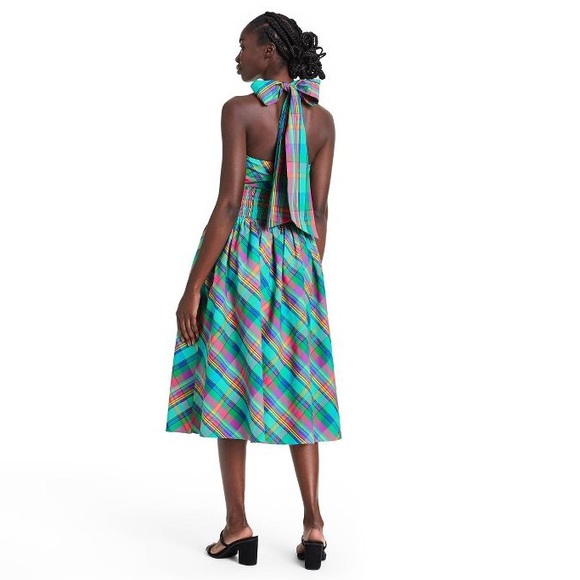 Plaid Halter Dress -ChristopherJohnRogers - Picture 7 of 13